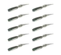 Soft Fishing Lures, Lifelike Fishing Lures | Multi-purpose Soft Glitter Bait - Portable Reusable Fishing Lures 10pcs for Bass, Mandarin Fishes, Predatory Fish