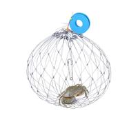 Soft Fishing Net - Multifunctional Automatic Open and Close Stainless Steel Wire Net | Crab Trap, Foldable Fishing Cage for Catching Fish, Lobster, Crabs