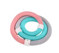 Soft Fitness Hoop for Waist Slimming and Home Workouts with Massage Function, Portable Compact Design, PVC and Alloy, 63 X 1.3 X 1.3 in, Unit (Upgraded Set 1pcs)