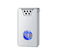 Soft Flame Kerosene Lighter, Intelligent Design with Multiple Ignition Methods and Voice Activation, Features Transparent Air Window