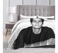 Soft Flannel Bed Blanket Soft Throw-Blankets for Kids Teenages Adults Bedroom Decor Dylan O'Brien Ultra Soft Micro Fleece Blanket 60X50inches