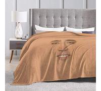 Soft Flannel Bed Blanket Soft Throw-Blankets for Kids Teenages Adults Bedroom Decor Nicolas Cage Full Face Ultra Soft Micro Fleece Blanket Couch 80X60inches