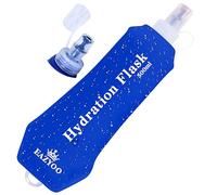 Soft Flask 500ml | Collapsible Running Water Bottle | Lightweight Hydration Flask for Hiking, Gym, Winter Camping and Outdoor Travel, Fold Up Hydrapak, BPA Free - Blue 1pcs