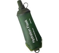 Soft Flask 500ml/Shrink As You Drink Soft Flask for Hydration Pack |Comfort, High-flow Valve, and Easy to Use| Folding Water Bottle Ideal for Running, Hiking, Cycling, Climbing & Rigorous Activity