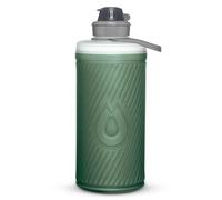 HydraPak Flux Foldable Backpacking Water Bottle (1 Litre) - BPA Free, Ultralight, Spill-resistant Twist Cap - Sage Green