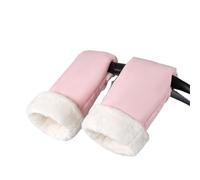 Soft Fleece Lined Gloves for Baby Strollers Handle Cold Weather Protections Waterproof Easy Maintenance Mittens Baby Pushchair Gloves