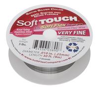 Soft Flex Kink Resistant Beading Wire - Very Fine 0.10 Diameter - Jewelry Making Bead Wire - 30 Ft
