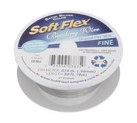 Soft Flex Metal Wire 21-Strand .014-inch x 30'-Satin Silver