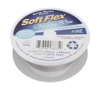 Soft Flex Satin Silver Wire .014 Dia Satin Silver