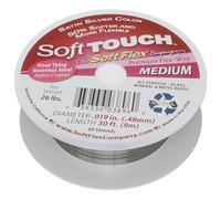 Soft Flex Soft Touch Wire 49-Strand .019-inch x 30'-Silver