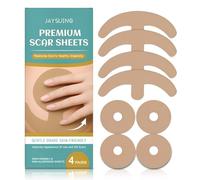 Soft & Flexible Silicone Scar Sheets for Breast - 8 Pcs Reusable & Discreet Scar Care, Gentle on Sensitive Skin, Helps Relieve Feelings of Itching Post-Surgery (4 Pair)