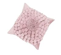 Soft Florals Embellished Pillow Cover Polyester Construction Comfortable Atmospheres for Various Setting Polyester Construction Comfortable Atmospheres for Various Setting