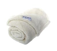 Soft Fluffy Fleece Blanket for Cats & Dogs | Warm Pet Throw | Machine Washable | Bed Blanket and Travel | Protects Furniture | Cream, Small 60 x 80cm