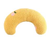 Soft fluffyy Pet Pillow - Cats Pillow | Curved Soft Puppy Pillow | Cat Head To Lay Pillow | Super Durable Fabric Pet Supplies | Machine Washable Pet Pillow | Half Donut Cuddler Pillow For Cat