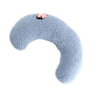 Soft fluffyy Pet Pillow - Cats Pillow | Curved Soft Puppy Pillow | Cat Head To Lay Pillow | Super Durable Fabric Pet Supplies | Machine Washable Pet Pillow | Half Donut Cuddler Pillow For Cat