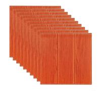 Soft Foam 3D Wall Stickers Stone Brick Tile Panels 10 Pieces for Interior Wall Decoration in Living Room Kitchen Bedroom and Other Spaces (4#)