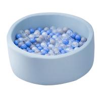 Soft Foam Ball Pit 90 x 30cm simpa Baby Blue One Size