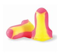 Soft Foam Ear Plugs, 35dB SNR Noise Reduction, T-Shaped Uncorded Disposable Earplugs for Sleeping, Travel, Studying, Work and Loud Environments, Yellow & Magenta - Pack of 5 Pairs