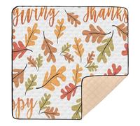 Soft Foam Gym Mat Activity Mat Indoor Outdoor Waterproof Baby Infant 50" x 50" Autumn Thanksgiving