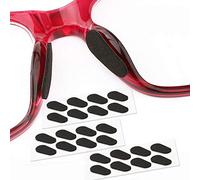 Soft Foam Nose Pads Self Adhesive Non-Slip Eyeglass Nose Pads, Thin Nosepads for Eyeglasses Sunglasses Glasses,12Pairs,1.0MM,Black Color