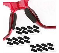 Soft Foam Nose Pads Self Adhesive Non-Slip Eyeglass Nose Pads, Thin Nosepads for Eyeglasses Sunglasses Glasses,12Pairs,1.5MM,Black Color