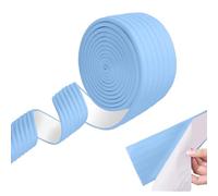 Soft Foam Pipe Cover Tape with Strong Adhesive Backing, Foam Tape for Free Cutting Duct Aesthetics, Features Soundproofing, Pipe Covers for Outside Bathroom Basement(Blue,1pcs)