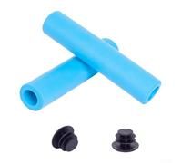 Soft Foam Silicone Handlebar Grips for, Anti-Slip Sponge Bar Covers with Non-Scratch Inner Wall, 130mm Length for 22.2mm For Bars, Red(Blue)