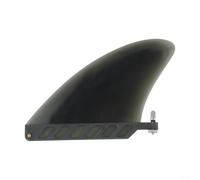 Soft For Flex Surf Fins for Longboard - For Tpu Material, 20x14 cm, 160g, with Screw Mount - Black/Yellow/Green (Black)