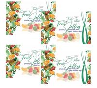Soft Fruit Jellies Gift Box 200g - Fruit Flavour Soft Jelly Sweets With a Sugar Coating - ys (4 x Boxes)