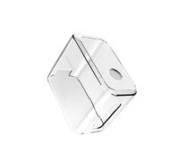 Soft Gel Case for Anker Prime Charger 160W 3 Ports Smart Display Anti Drop Negative Pressure Adsorption Crystal Clear Dust Proof Washable Non Slip Cover