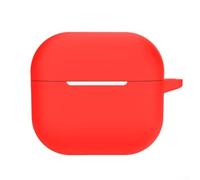 Soft Gel Skin Cover for Thinkplus LP40 Earphones - Anti-Scratch Silicone Case Shockproof Sleeve Dust-Proof Guard Compact Travel Storage 5.5x4.5x1.8cm(red)