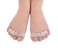 Soft Gel Toe Separator, Toe Separators Stretchers for Bunion Pain Relief, Gel Silicone Toe Spreaders, Bunion Pain Toe, Hammer Toe Overlapping Toes Bunion Corrector, Soft Big Toe Straighteners, 2 Pair