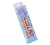 Soft Gels Nails Tips Colored Press On Nails 300Pcs 3 In1 X Coat Tips Pre-applied Tip Primer Base Coat 1 Step False Nails