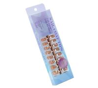 Soft Gels Nails Tips Colored Press On Nails 300Pcs 3 In1 X Coat Tips Pre-applied Tip Primer Base Coat 1 Step False Nails
