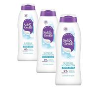 Soft & Gentle Cotton Touch Supreme Hydration Sulfate Free Shower Cream 400ml suitable for sensitive skin, vegan, microbiome friendly (Pack of 3)