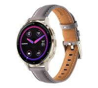 Soft Genuine Leather Strap Compatible with Fitpolo / TOOBUR DR06, Replacement Strap for Fitpolo/TOOBUR Smartwatch Women's Round 1.27 Inch Accessories, Mittelgroße, Leather, No Gemstone