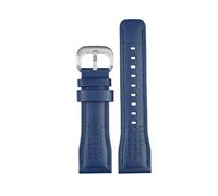Soft Genuine Leather Watch With Men's Waterproof Compatible With Seven On Friday T1/01 T3/01 T2/01 Strap Cowhide Watchband 26mm(Blue silver)