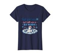 Soft Girl Era Ice Water Swim Cute Winter Design T-Shirt