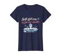 Soft Girl Era Ice Water Swim Cute Winter Design T-Shirt