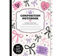 Soft Girl Vibes Notebook: Cute Trendy Wide Ruled Journal for School, Notes, Writing & Journaling
