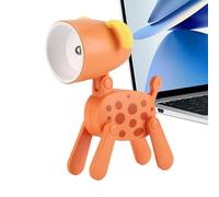 Soft Glow Animal Lantern, Cute Ambient Table Light, 2.17x3.78 inches Compact Lantern with Foldable Body, Silicone Night Lanterns, Cartoon Animal Design, Kids Room Decor