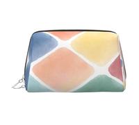 Soft Gradient Blur Print Portable Makeup Bag for Women,Travel Wash Bag, Can Hold Makeup Brushes and Toiletries