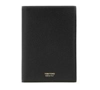 Soft Grain Leather T Line Passport Holder - male - Tom Ford - Wallets & Cardholders - Black - ONE SIZE - Accessories ONE SIZE