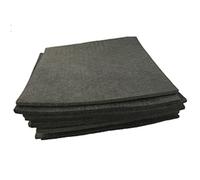 Soft Graphite Carbon Felt, 8 pcs High Pure Graphite Carbon Felt Multiple Sizes For Welding Temp Protection(200 * 300 * 3mm)
