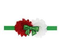 Soft Hair Bands Christmas Bow Stretch Headband Elastic Headband Children Baby For A Gift Braid Bands (B, One Size)