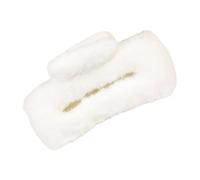 Soft Hair Clip - Jumbo Hair Grip, Soft Strong Hold, Modern Aesthetic Textured Clip, Large Velvet Shearling Pin Clamp | For L