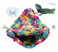 Soft Hammock Swing Bed for Bearded Dragons, Accessories for Bearded Dragons Tanks, Terrarium Bedding Swing Bed, Double Layer Reptile Design for Lizards, Snakes, Chameleons and Parrots