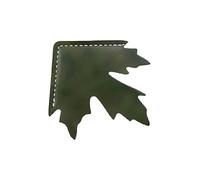 Soft Handcrafted PU Leather Bookmarks Light Weight Reading Essential for Book Lovers Maple Leaves Inspired Page Holder Leather Maple Bookmarks