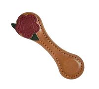 Soft Handcrafted PU Leather Bookmarks Light Weight Reading Essential for Book Lovers Sunflowers Inspired Page Holder Leather Bookmarks