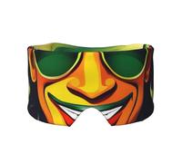 Soft Happy St Patrick's Day Print Eyes Cover with Adjustable Strap for Sleeper Night Sleeping Work Nap and Yoga